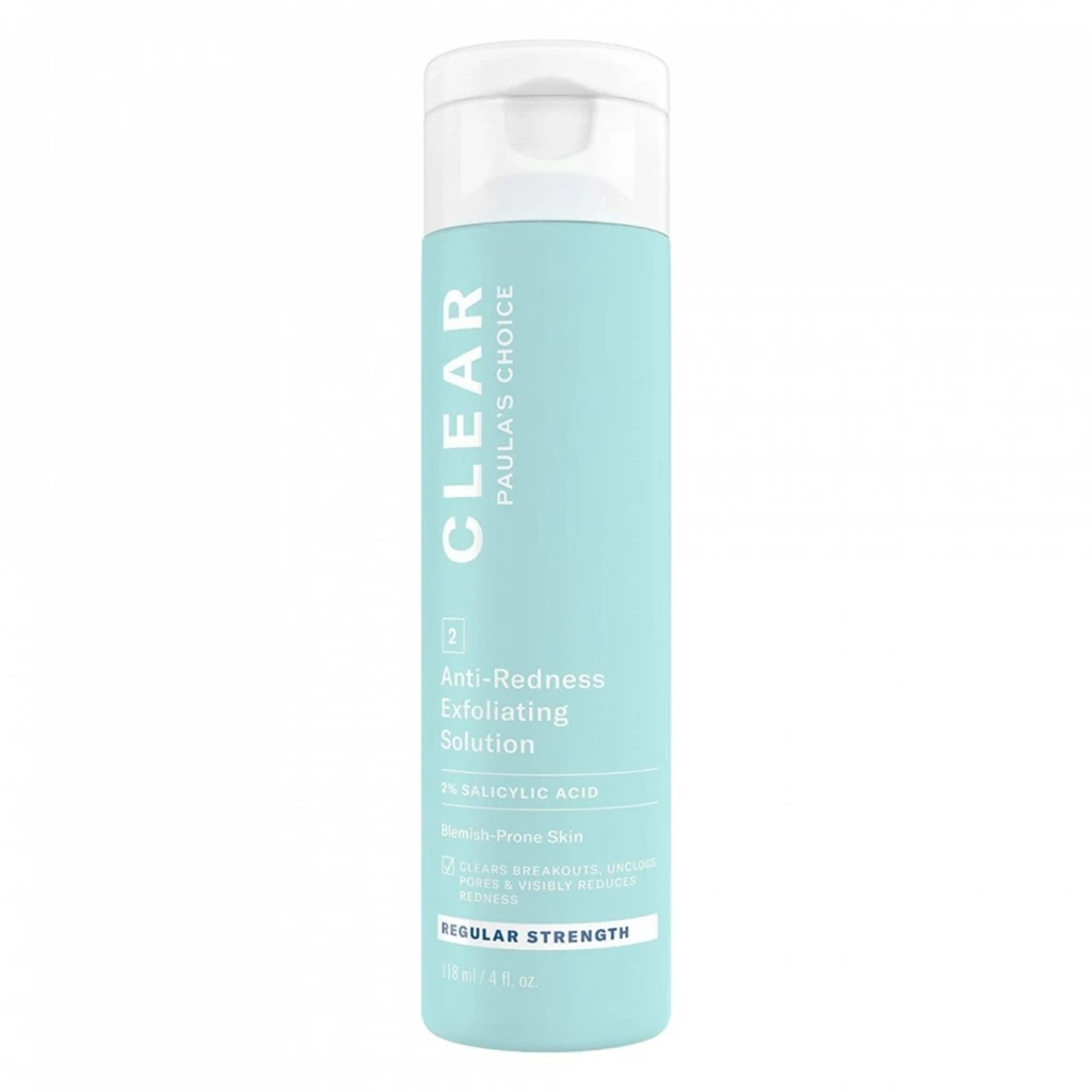 Paula's Choice - Clear Regular Strength Anti-Redness Exfoliating Solution 2% Salicylic Acid 118 ml på KICKS.no