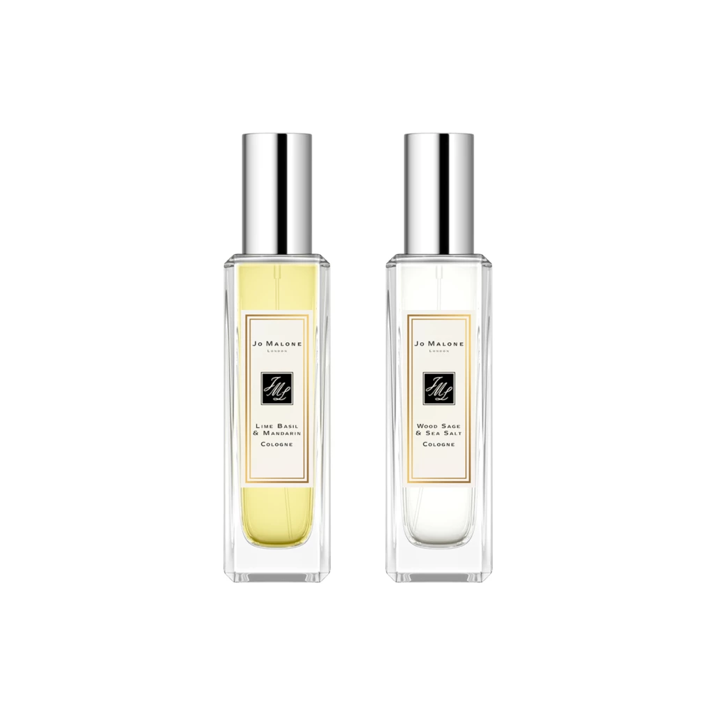 Jo Malone London - Lime Basil & Mandarin + Wood Sage & Sea Salt Cologne Scent Pairing Duo 2 x 30 mlosoitteessa Kicks.fi