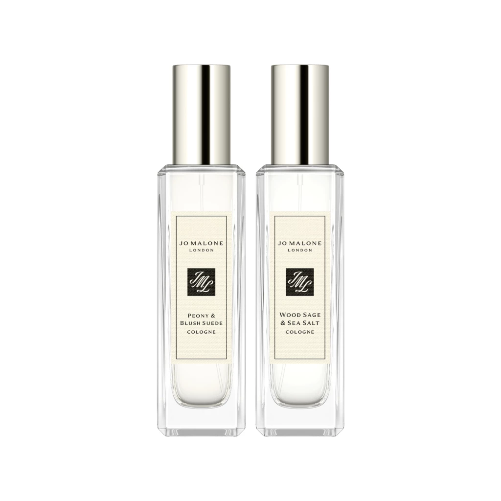 Jo Malone London - Peony & Blush Suede + Wood Sage & Sea Salt Cologne Scent Pairing Duo 2 x 30 ml på KICKS.se