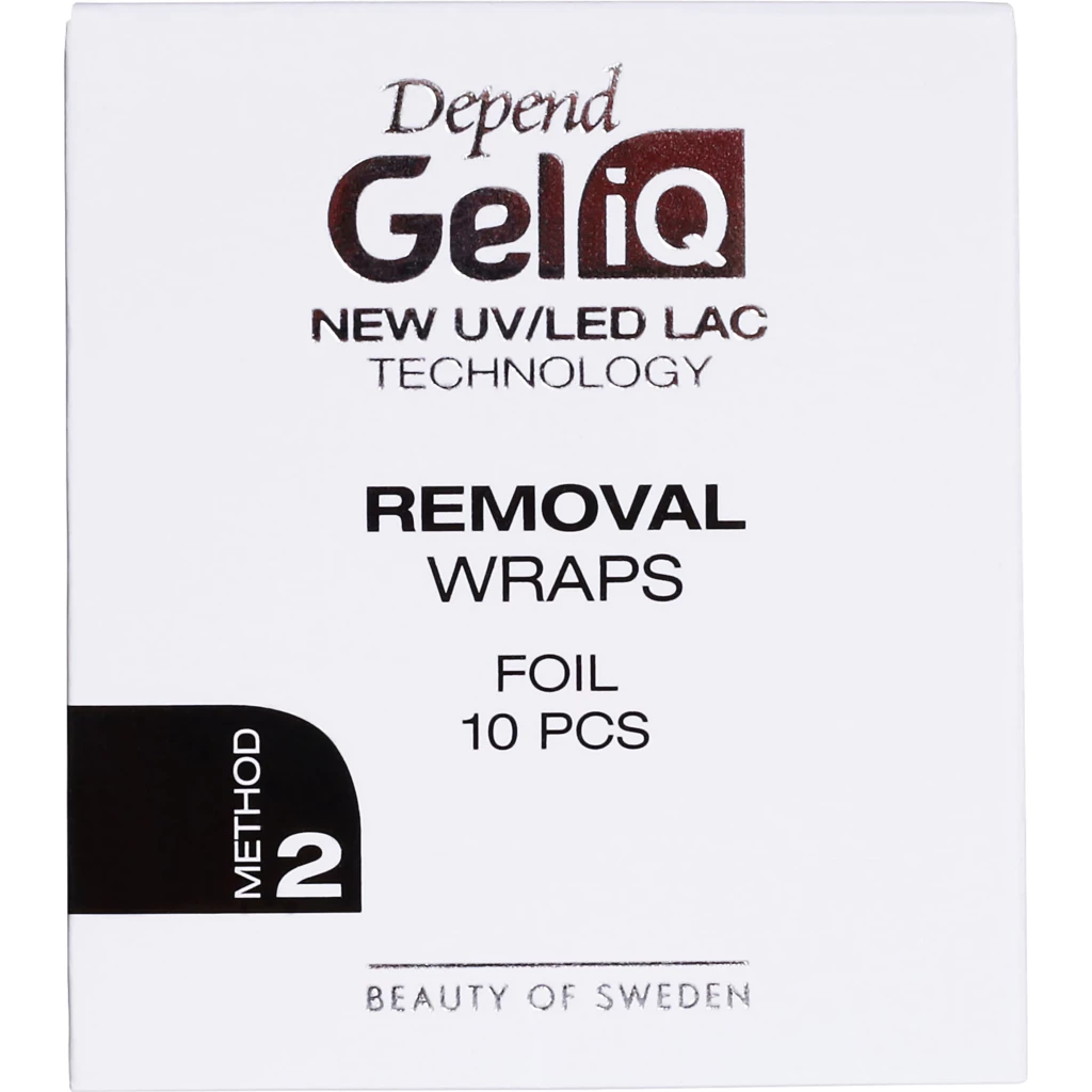 Depend - Gel iQ Nail Polish Removal Wraps Foil 10 pcs på KICKS.se