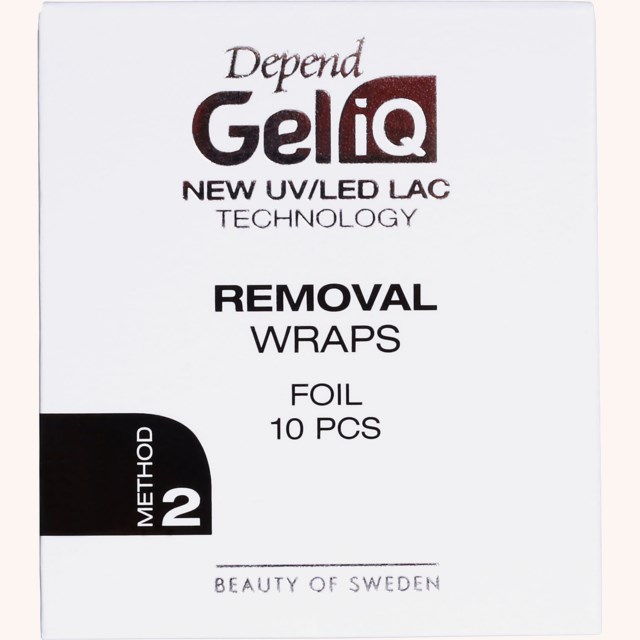 Gel iQ Nail Polish Removal Wraps Foil 10 pcs Gel iQ Nail Polish Removal Wraps Foil 10 pcs