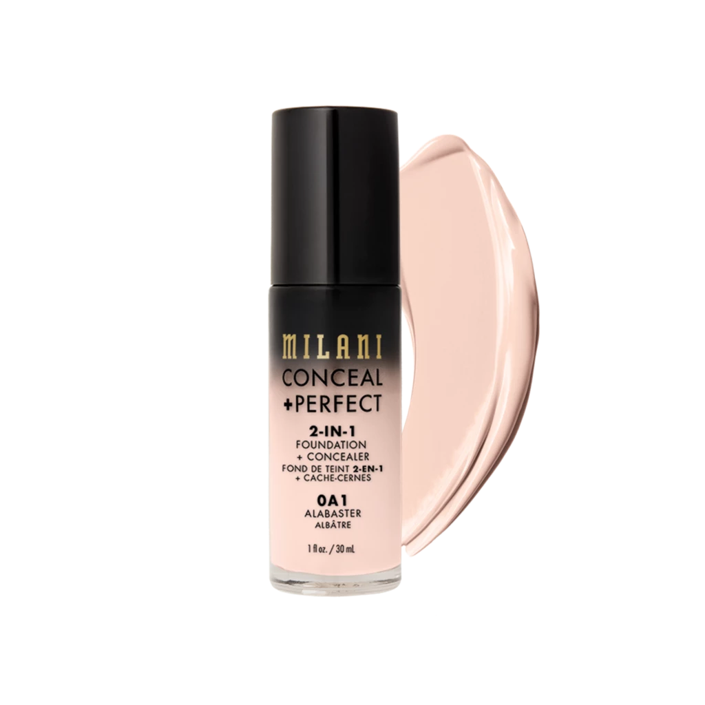 Milani - Conceal + Perfect 2-In-1 Foundation 01A Alabaster på KICKS.no