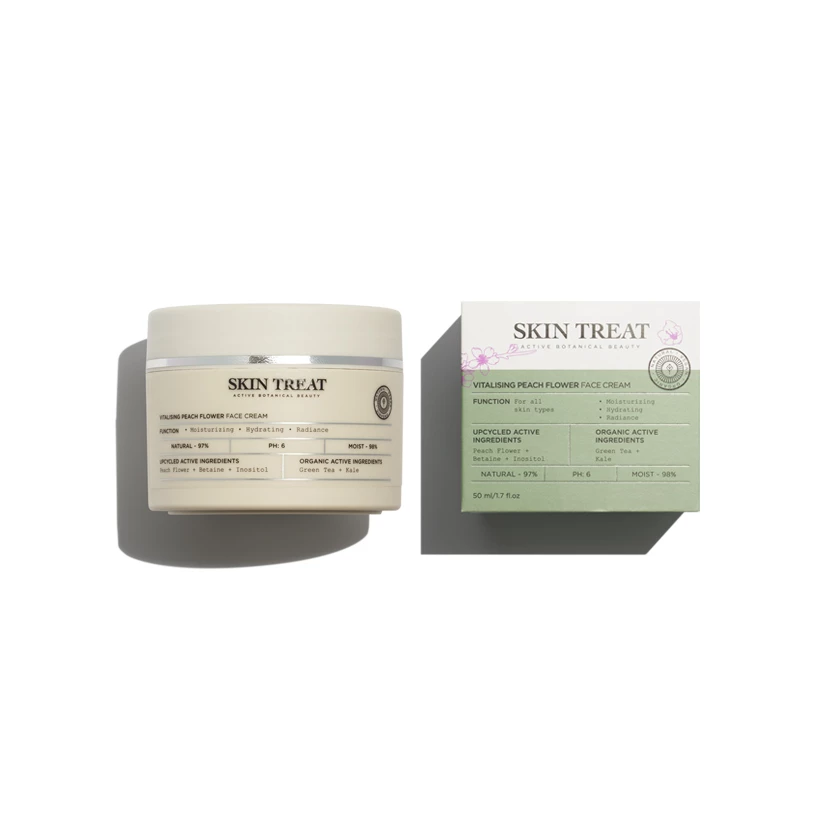 SKIN TREAT - Vitalising Peach Flower Face Cream 50 mlosoitteessa Kicks.fi