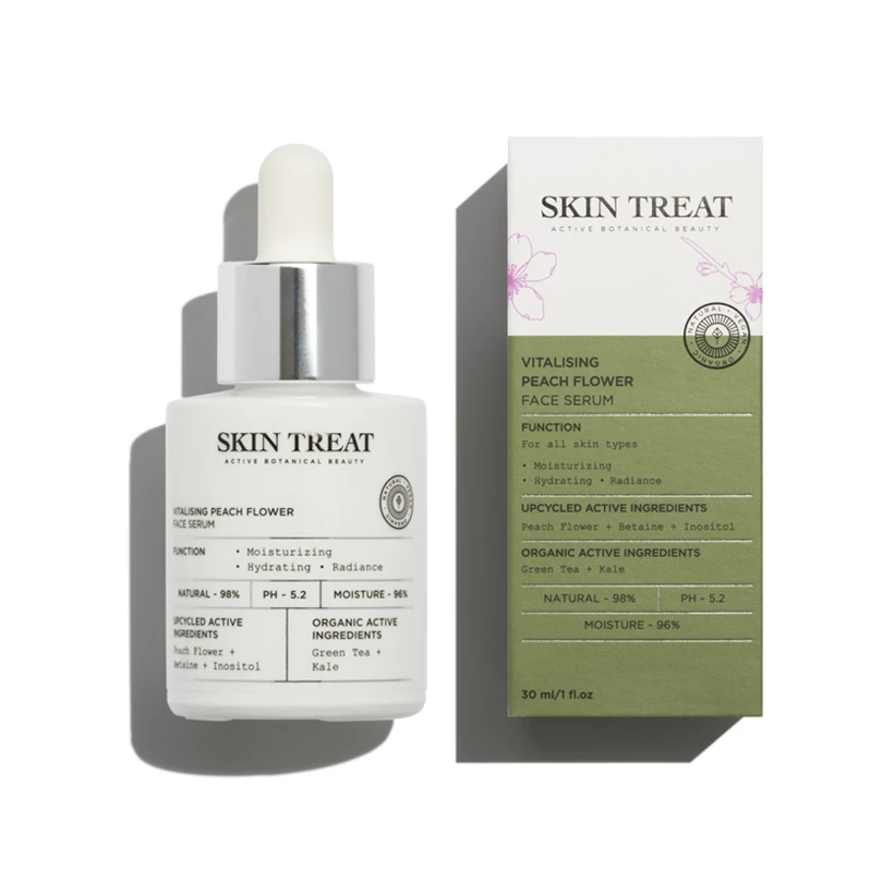 SKIN TREAT - Vitalising Peach Flower Face Serum 30 ml på KICKS.se