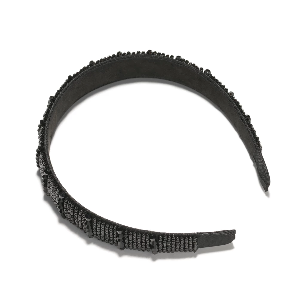KICKS Beauty - Diadem Black Stone Embroidery på KICKS.no