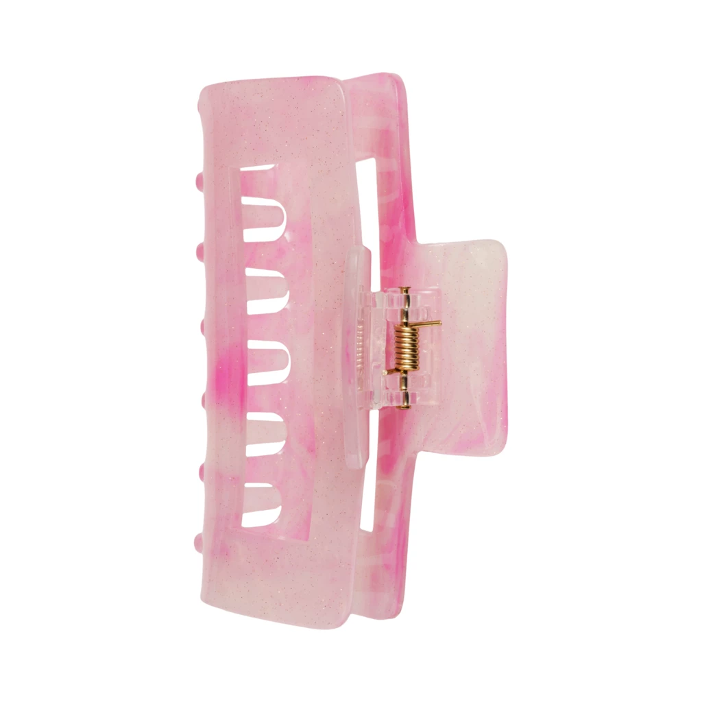 KICKS Beauty - Large Hair Clip Pink Turtoise på KICKS.no