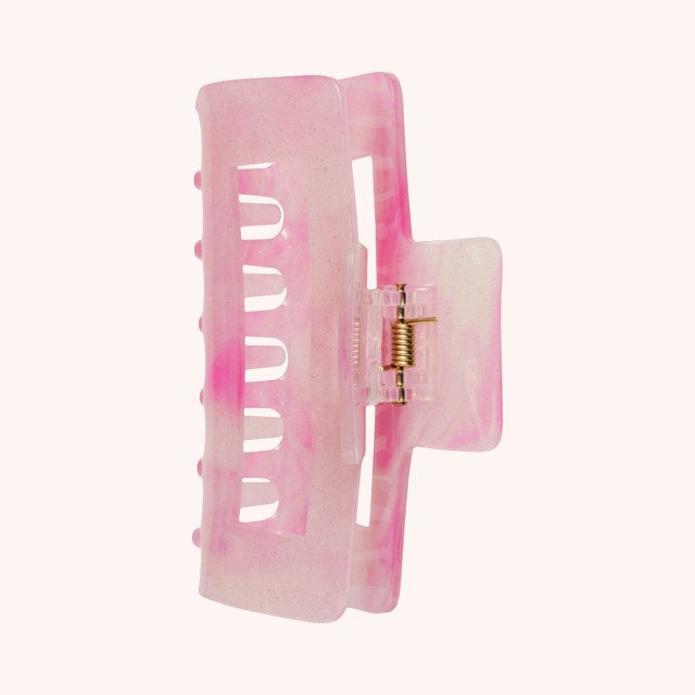 Large Hair Clip Pink Turtoise Large Hair Clip Pink Turtoise