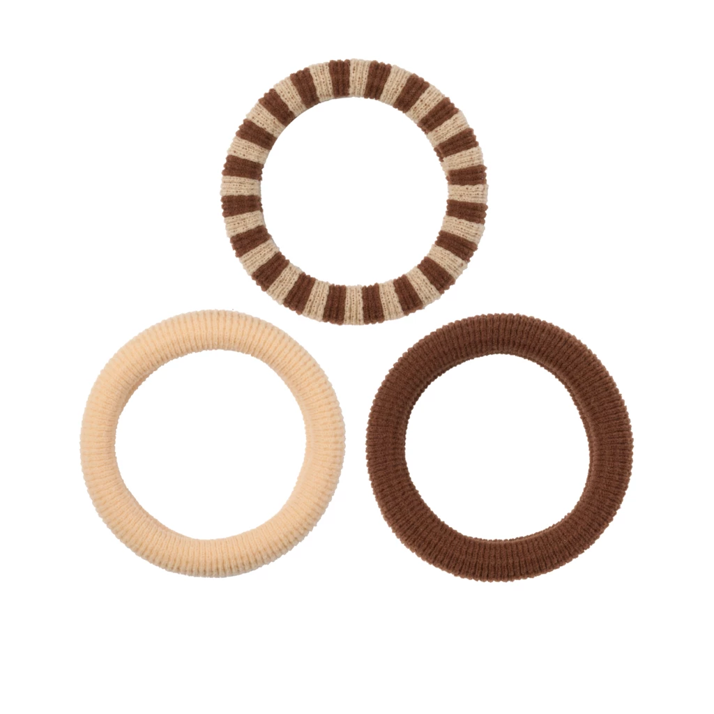KICKS Beauty - Soft Stretch Ties 3-pack Beige på KICKS.se