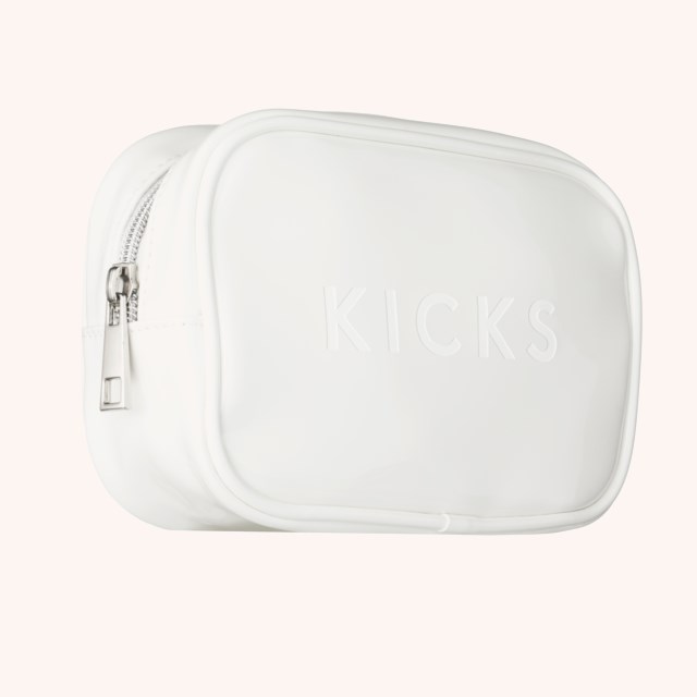 Small Boxy Make Up Bag White Small Boxy Make Up Bag White