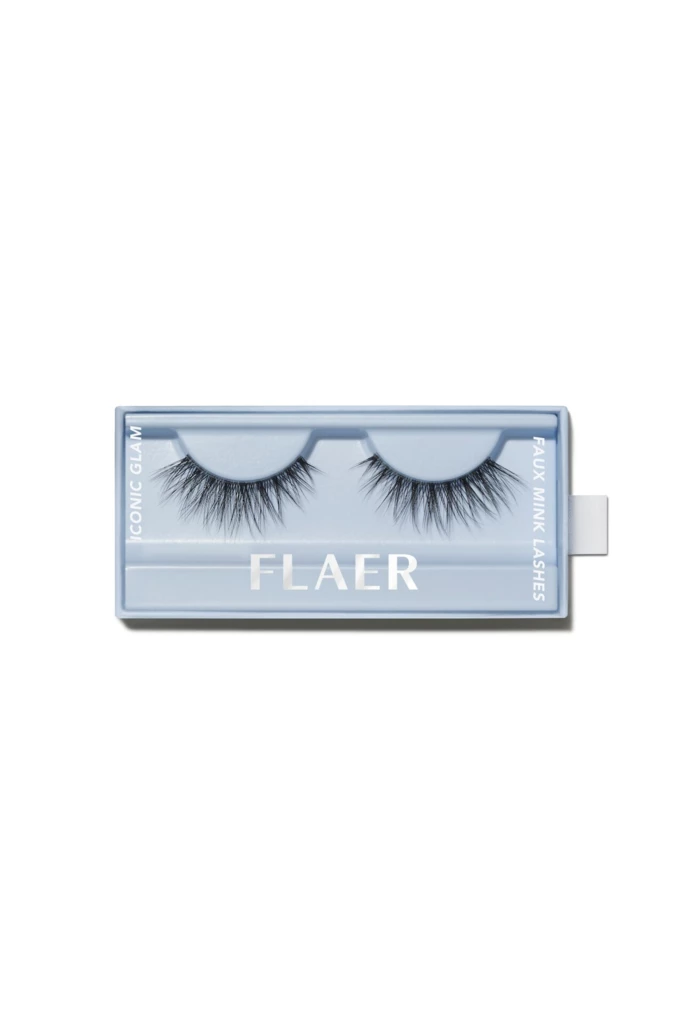 FLAER - Iconic Glam Faux Mink Lashes Iconic Glam False Lashes på KICKS.se