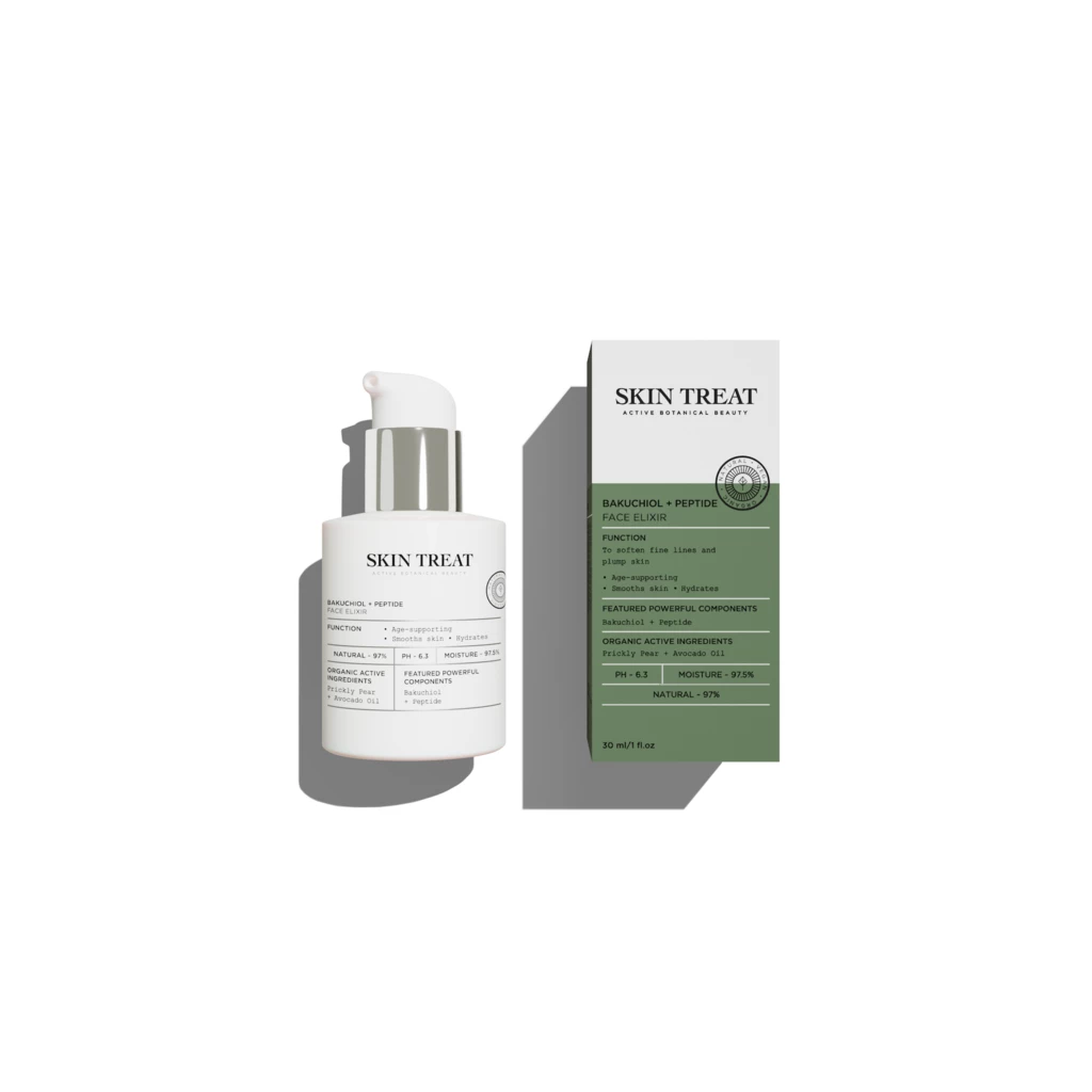 SKIN TREAT - Bakuchiol + Peptide Face Elixir 30 mlosoitteessa Kicks.fi