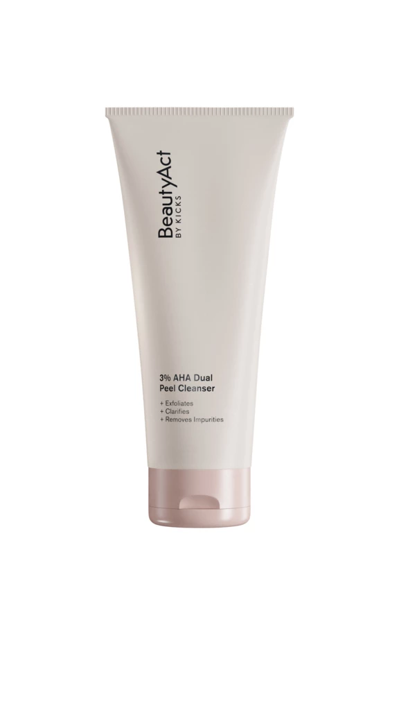 BeautyAct - 3% AHA Dual Peel Cleanser 100 ml på KICKS.no