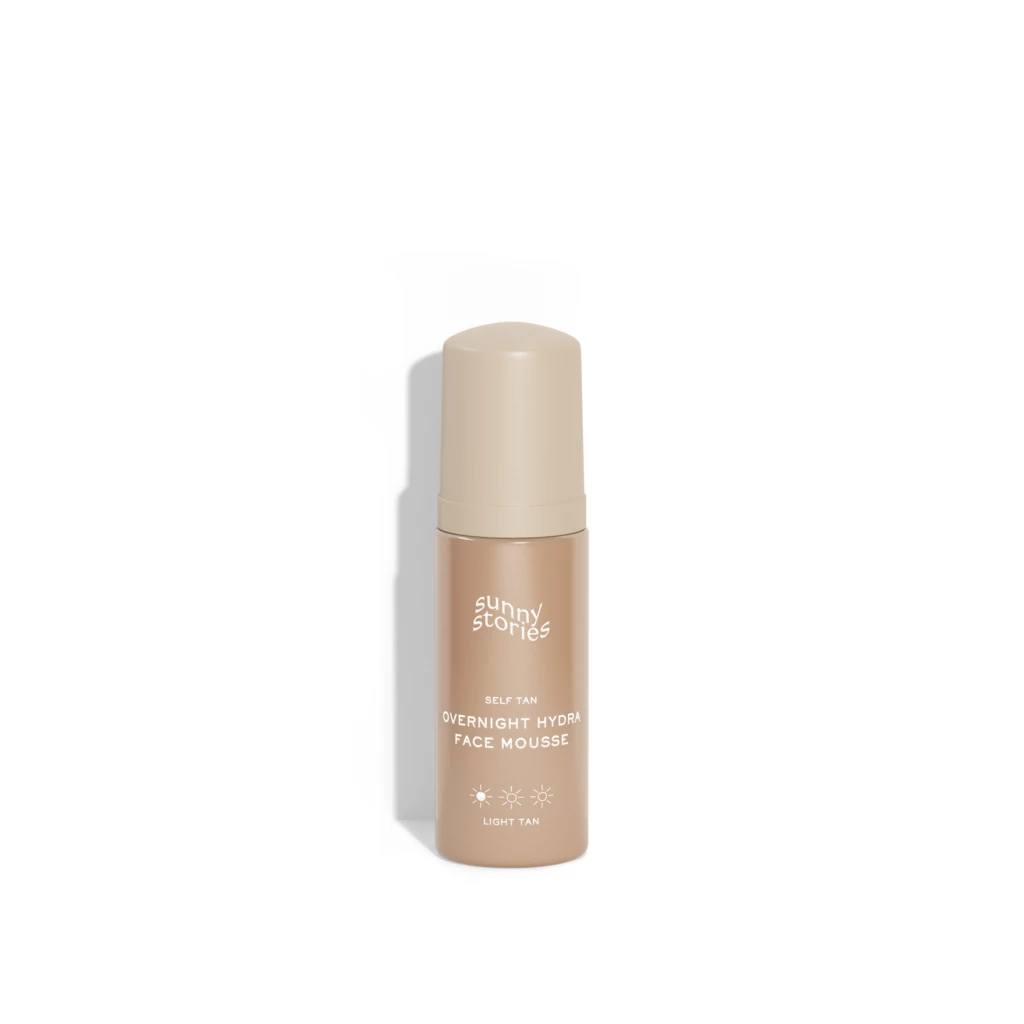 Sunny Stories - Self Tan Overnight Hydra Face Mousse Light Tan 50 ml på KICKS.se