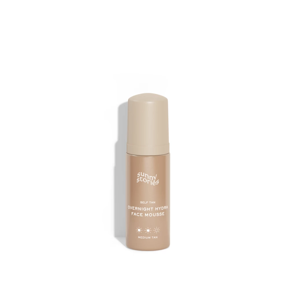 Sunny Stories - Self Tan Overnight Hydra Face Mousse Medium Tan 50 mlosoitteessa Kicks.fi
