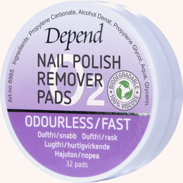 Nail Polish Remover Pads Odourless/Fast Nail Polish Remover Pads Odourless/Fast
