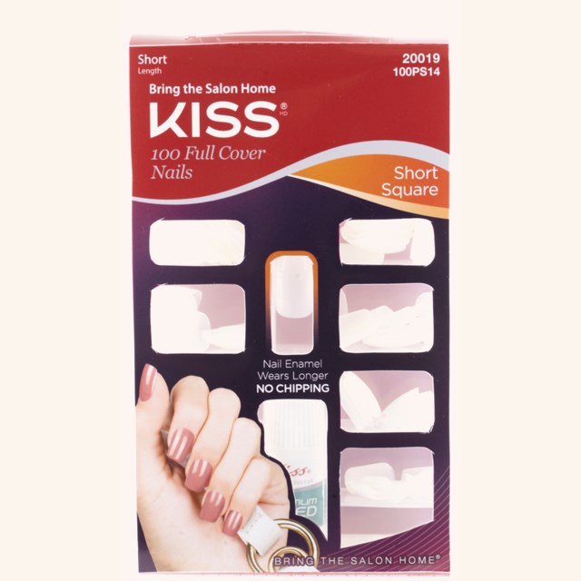 100 Full Cover Artificial Nails Active Square 100 Full Cover Artificial Nails Active Square