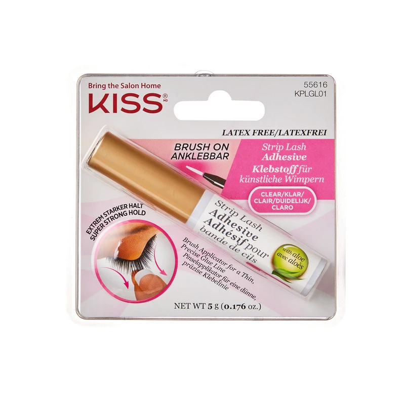 Kiss - 24H Strip Eyelash Adhevsive Clear på KICKS.se