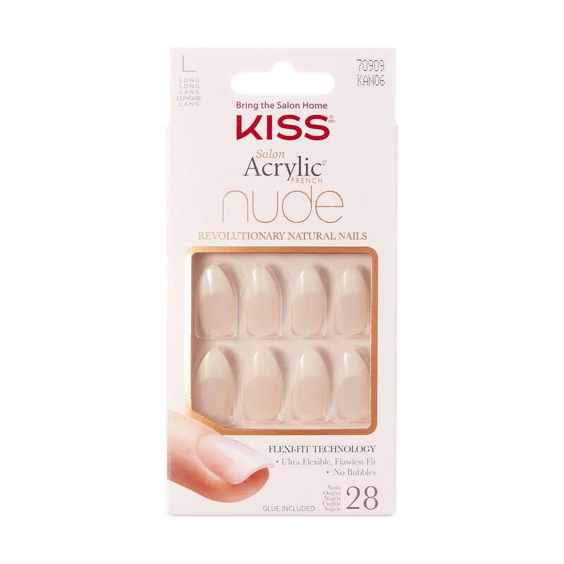 Kiss - Acrylic Nude Artificial Nails Nude på KICKS.no