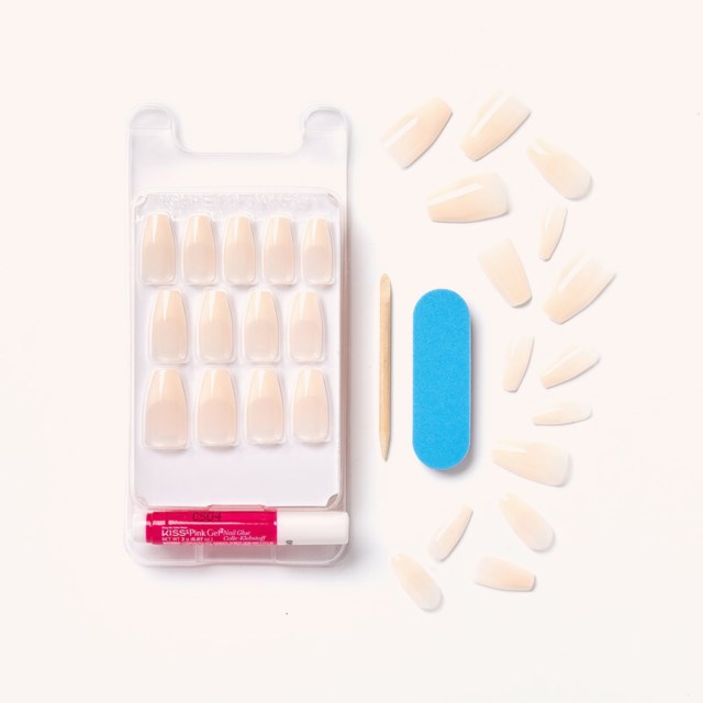 Acrylic Nude Artificial Nails 79945 Leilani