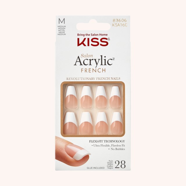Acrylic French Color - Je T'aime 28 pcs Acrylic French Color - Je T'aime 28 pcs