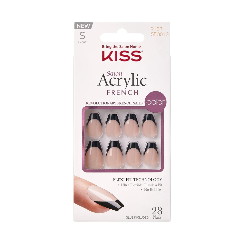 Kiss - Acrylic French color - Flame 28 pcs på KICKS.se