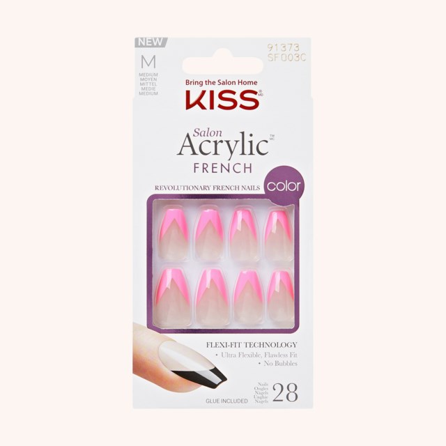Acrylic French Color - Squared 28 pcs Acrylic French Color - Squared 28 pcs