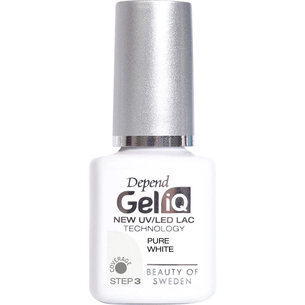 Depend - Gel iQ Nail Polish 1000 Pure White på KICKS.no