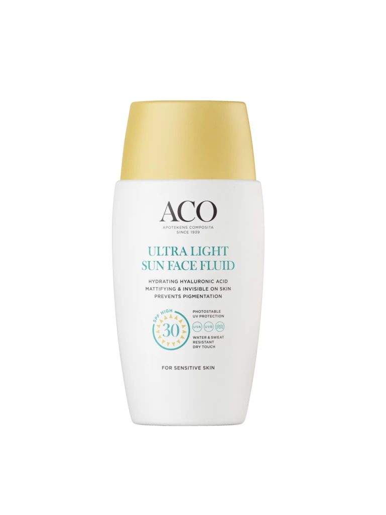 ACO - Ultra Light Sun Face Fluid SPF30 40 ml på KICKS.se