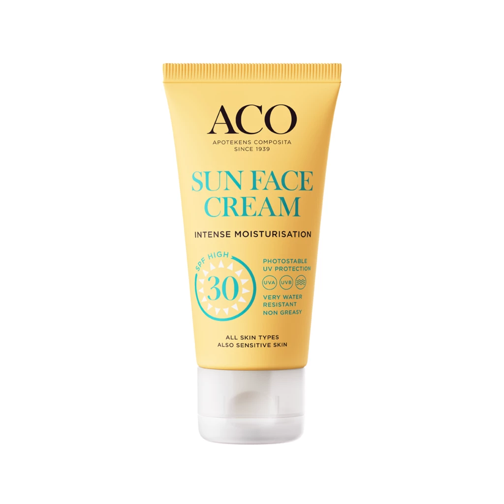 ACO - Sun Face Cream SPF30 50 ml på KICKS.se
