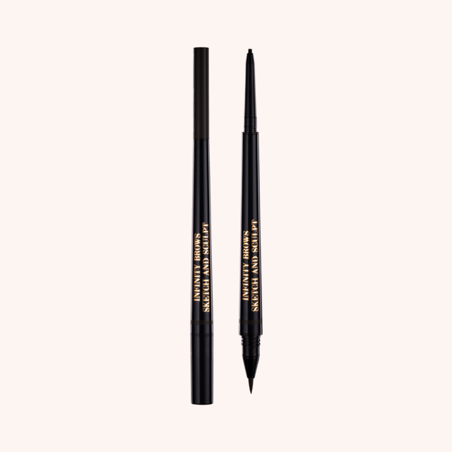 Infinity Power Brows Sketch And Sculpt Liquid Liner & Pencil Almost Black Infinity Power Brows Sketch And Sculpt Liquid Liner & Pencil Almost Black