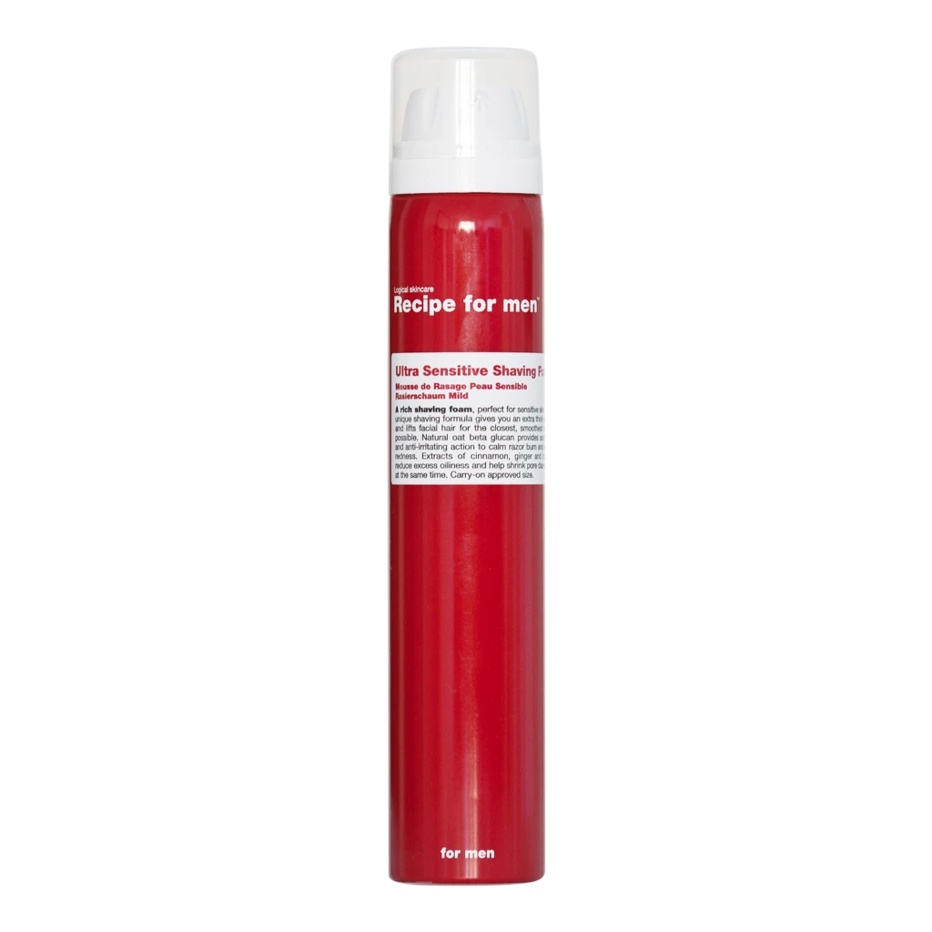Recipe For Men - Ultra Sensitive Shaving Foam 100 ml på KICKS.se