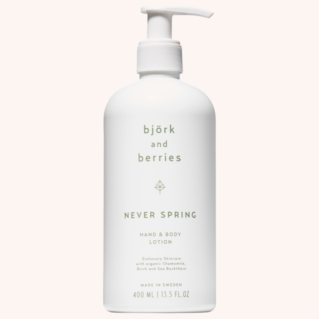 Never Spring Hand & Body Lotion 400 ml Never Spring Hand & Body Lotion 400 ml