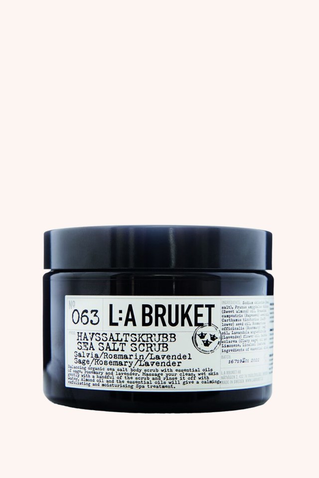063 Sea Salt Scrub Sage/Rosemary/Lavender 420 g 063 Sea Salt Scrub Sage/Rosemary/Lavender 420 g
