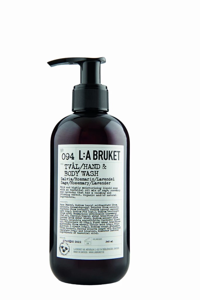 L:a Bruket - 094 Hand & Body Wash Sage/Rosemary/Lavender 240 ml på KICKS.se