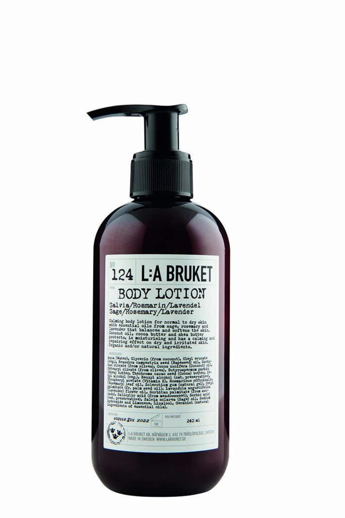 L:a Bruket - 124 Body Lotion Sage/Rosemary/Lavender 240 ml på KICKS.no