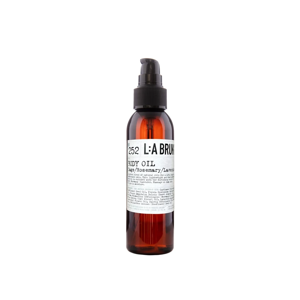 L:a Bruket - 252 Body Oil Sage/Rosemary/Lavender 120 ml på KICKS.no