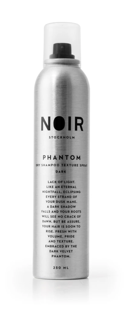 NOIR Stockholm - Phantom - Dry Schampoo For Dark Hair 250 ml på KICKS.se