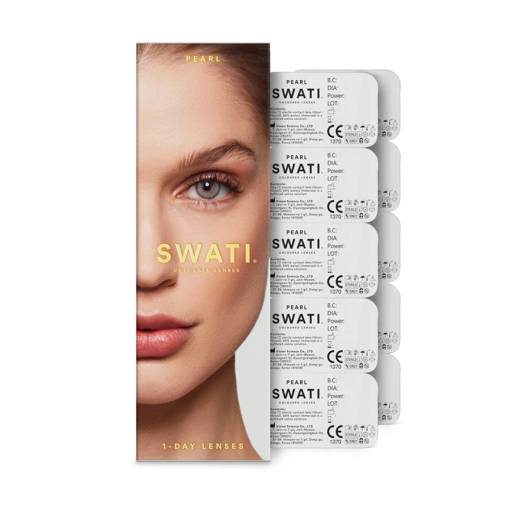 SWATI Cosmetics - Coloured Lenses Pearl 1-Day Lenses på KICKS.no