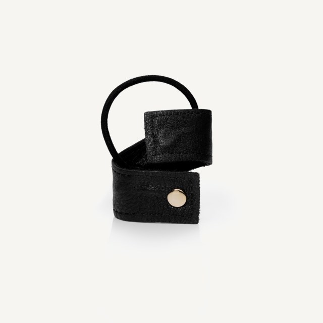 Leather Band Short Bendable Black