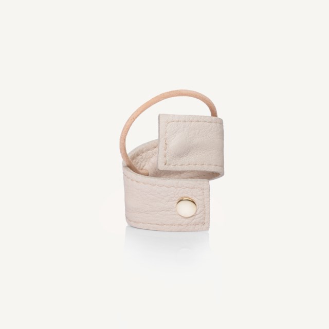 Leather Band Short Bendable Cream