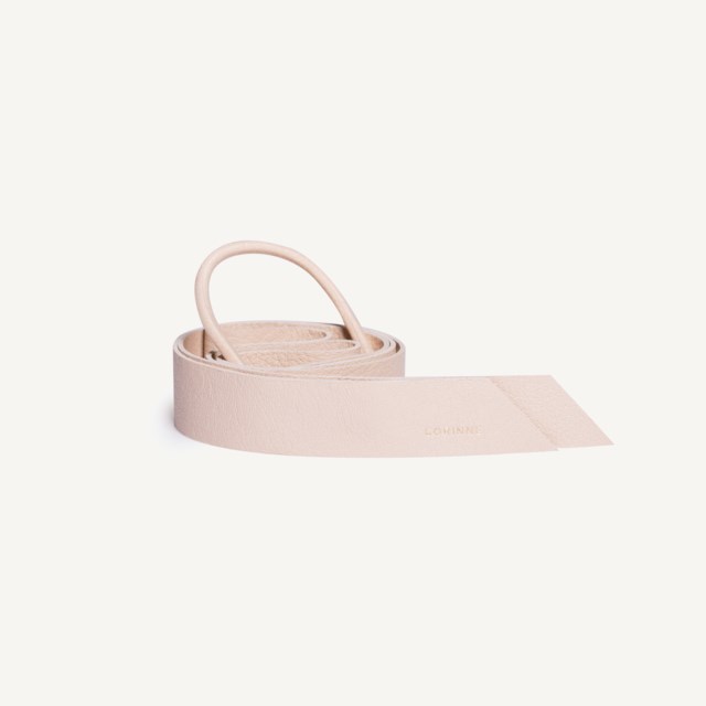 Leather Band Long Cream