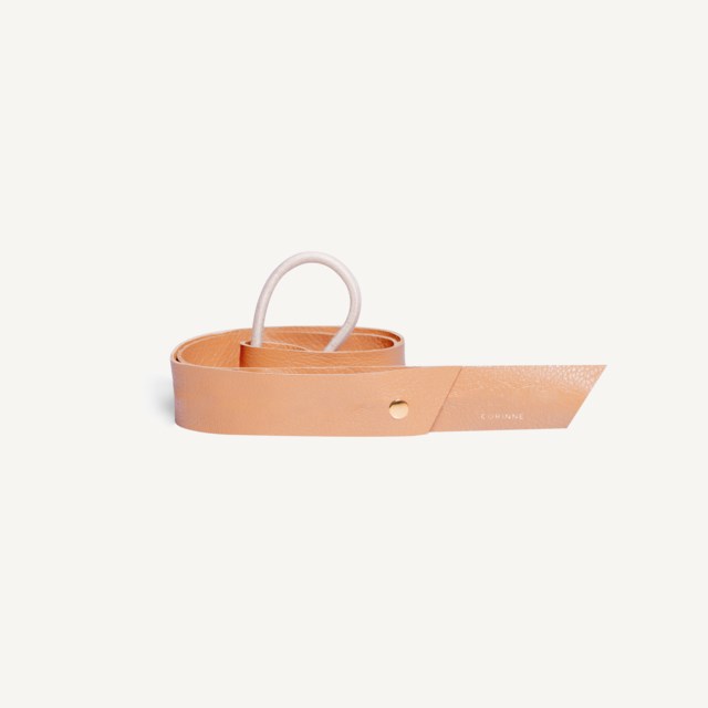 Leather Band Long Bendable Camel