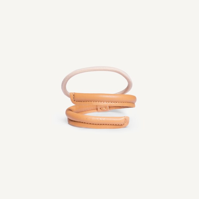 Leather Band Short Narrow Bendable Camel Leather Band Short Narrow Bendable Camel