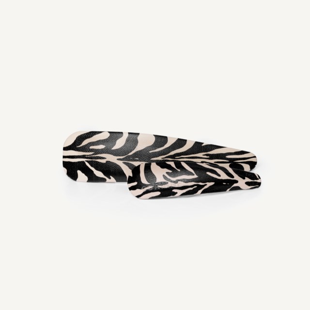 Vegan Barrette Big And Small 2-Pack Zebra