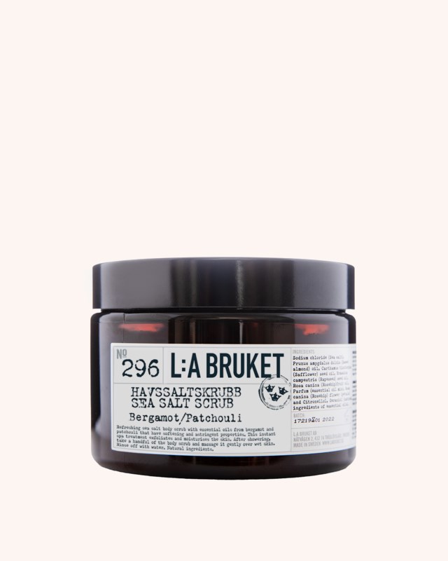 296 Sea Salt Scrub Bergamot/Patchouli 420 g 296 Sea Salt Scrub Bergamot/Patchouli 420 g