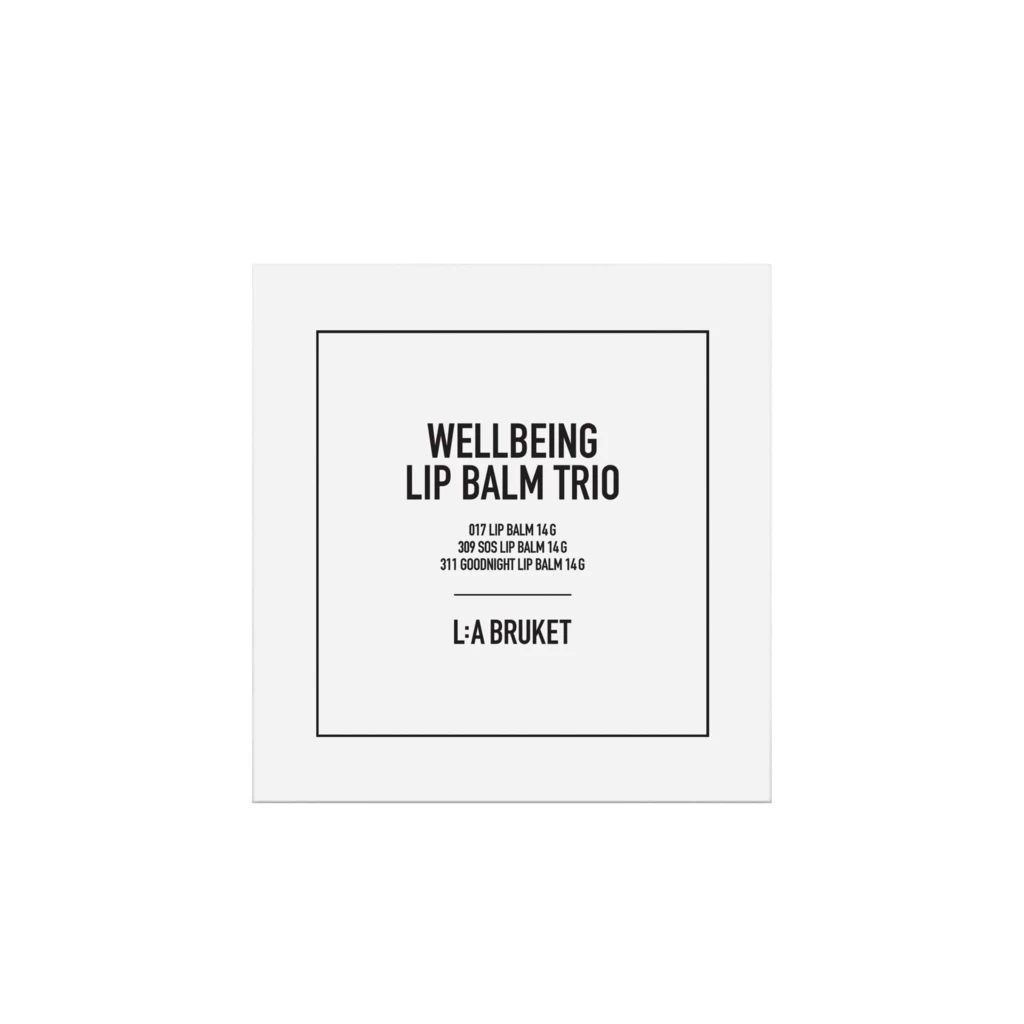 L:a Bruket - Trio Classic Night SOS 325 Wellbeing Lip Balm Trio på KICKS.se