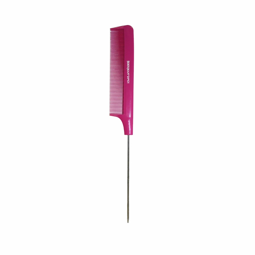 Denman - DPC1 Pin Tail Comb Pink på KICKS.se
