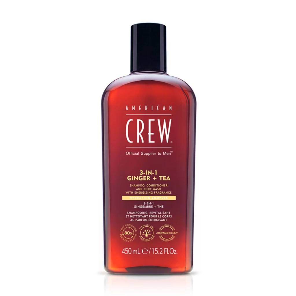 American Crew - Hair & Body 3-in-1 Ginger + Tea Shower Gel 450 ml på KICKS.se