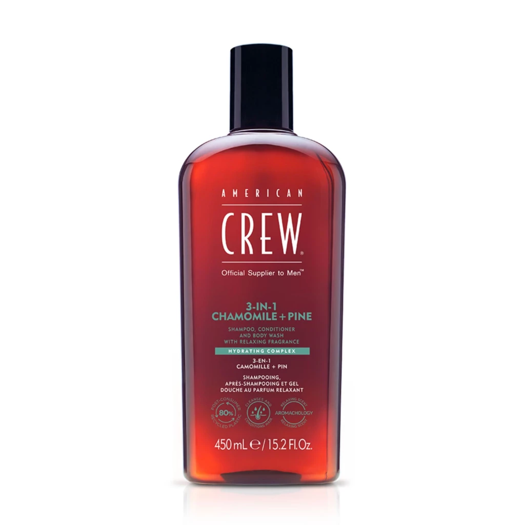 American Crew - Hair & Body 3-in-1 Chamomile + Pine Shower Gel 450 ml på KICKS.se