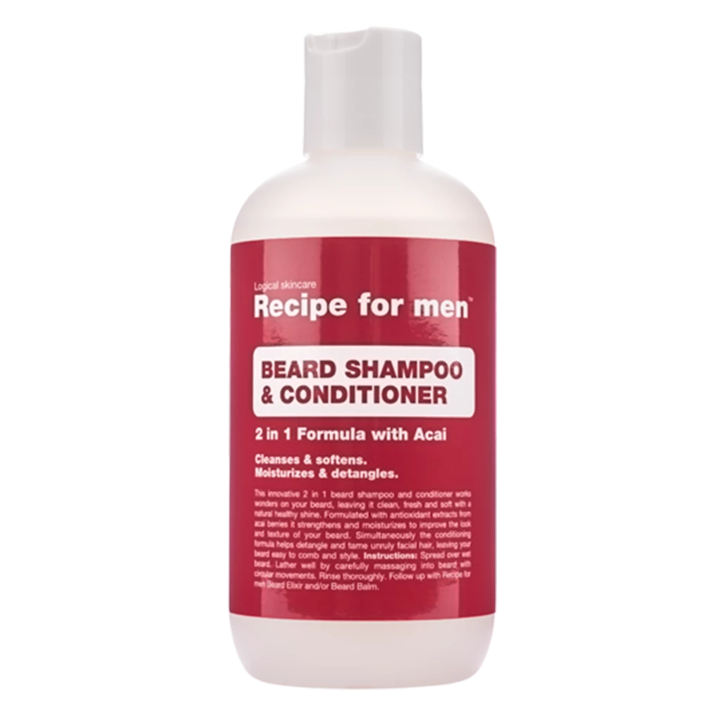 Recipe For Men - Beard Shampoo & Conditioner 250 ml på KICKS.no